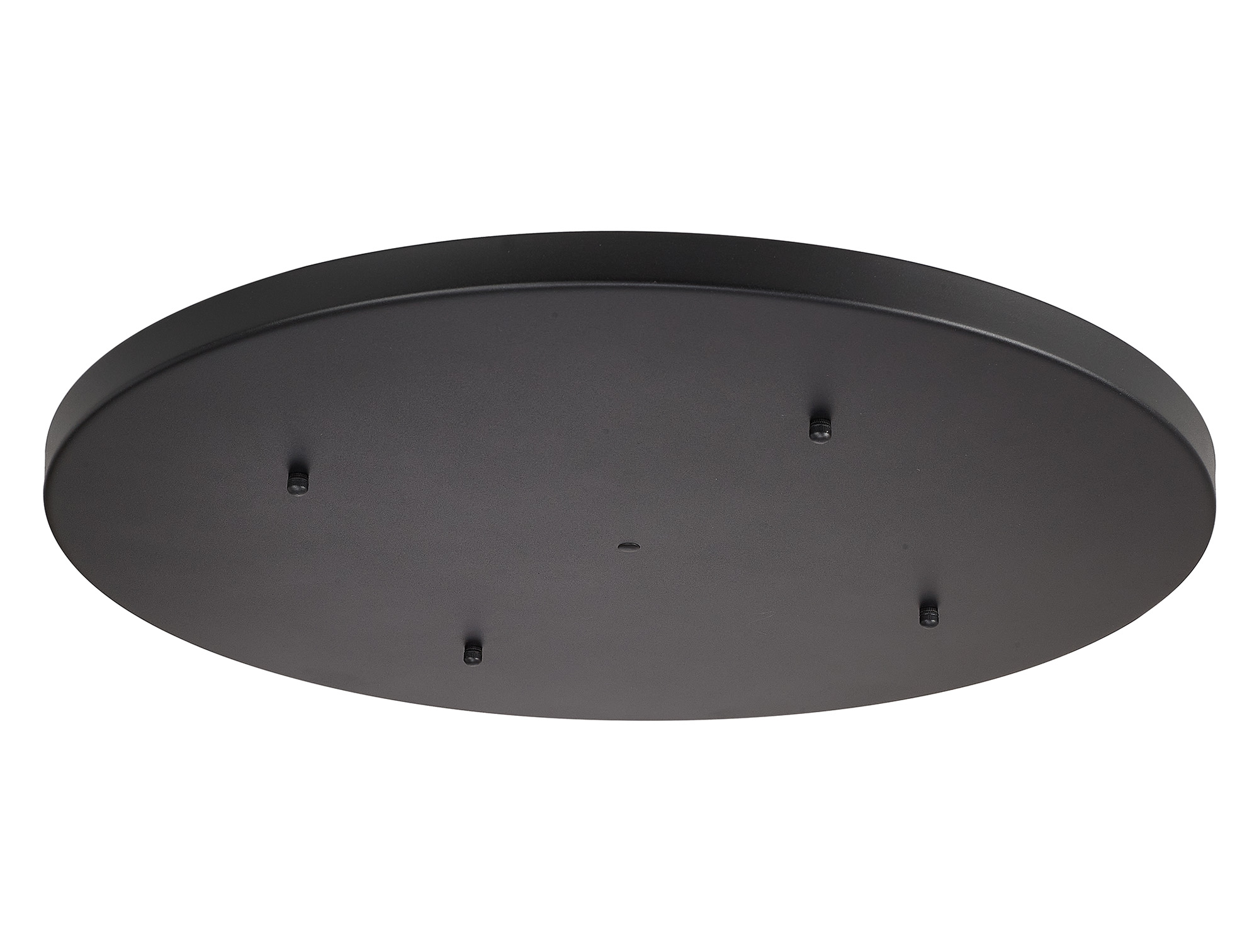 D0831BL/NH  Hayes No Hole 60cm Round Ceiling Plate Satin Black
